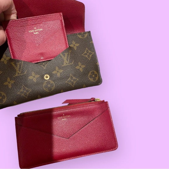 3 pc Authentic Louis Vuitton Long Wallet M62235 
Portefeuille Sarah Monogram - Picture 11 of 13